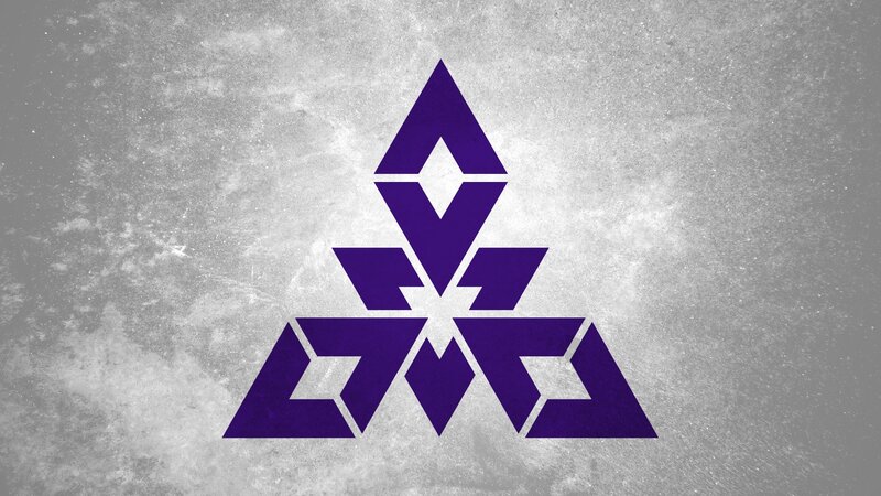 Purple Geometric Logo — Neutral