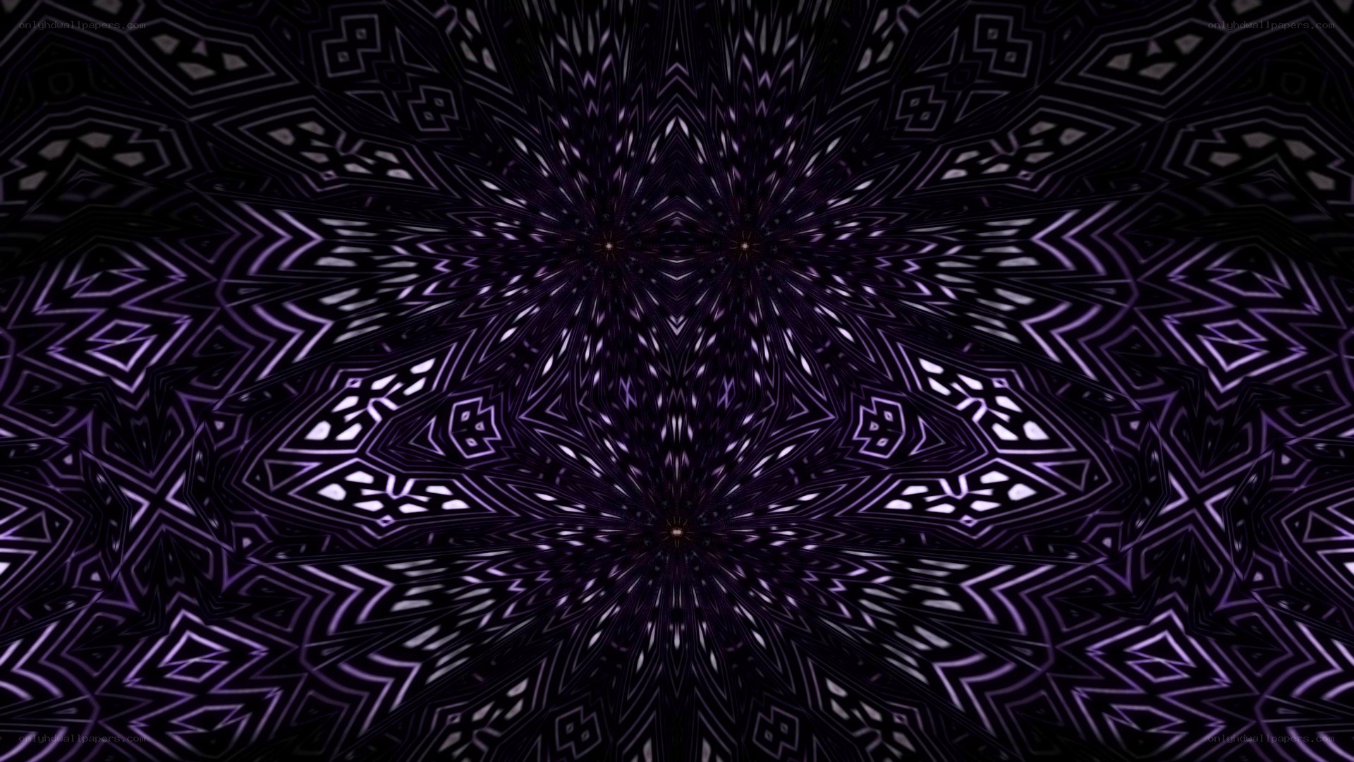 purple geometric mandala pattern