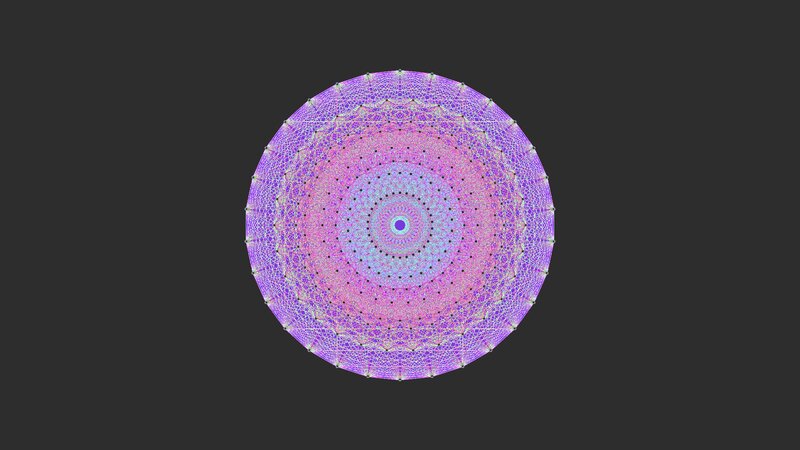 Purple Geometric Mandala
