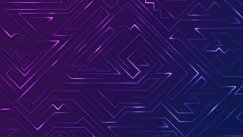 Purple Geometric Pattern — Abstract
