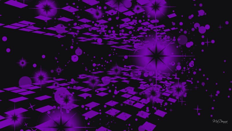 Purple Geometric Pattern — Dynamic, Digital Art