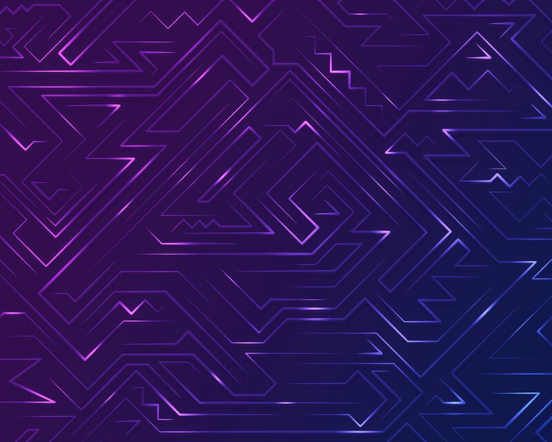 Purple Geometric Pattern — Futuristic