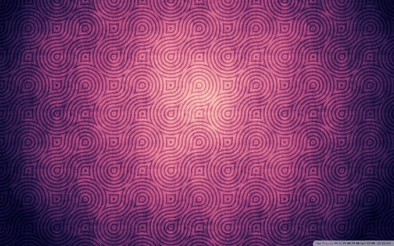 Purple Geometric Pattern — Hypnotic, Abstract, Circles, Squares