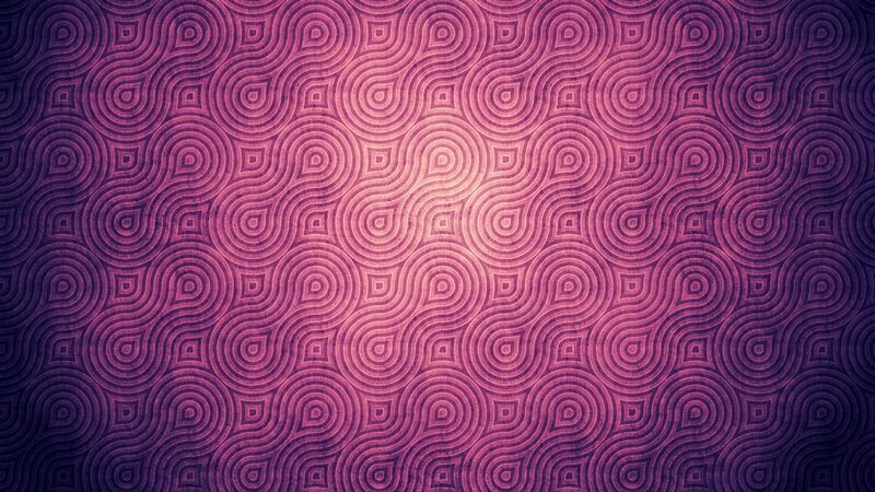 Purple Geometric Pattern — Hypnotic, Abstract, Circles, Waves, Grain