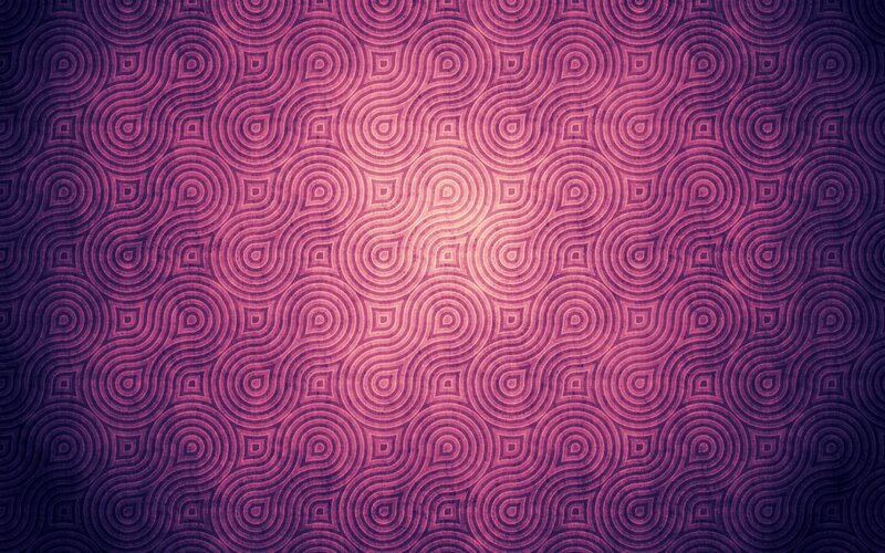 Purple Geometric Pattern — Hypnotic, Abstract, Circles, Waves
