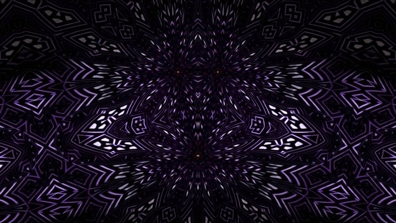 Purple Geometric Pattern — Hypnotic, Abstract, Symmetrical