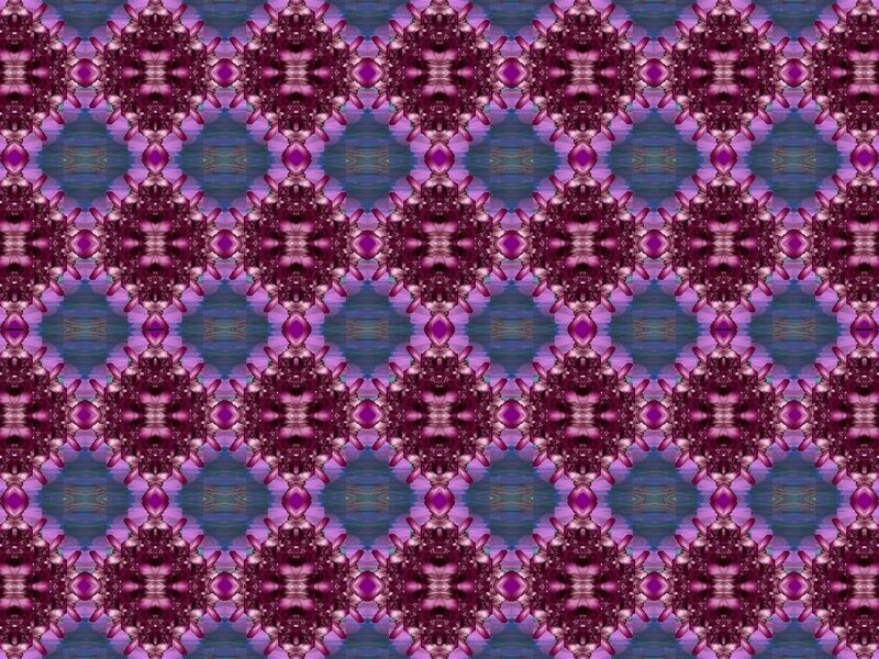 Purple Geometric Pattern — Hypnotic, Abstract, Symmetry, Color