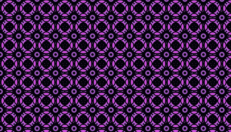Purple Geometric Pattern — Symmetrical, Abstract