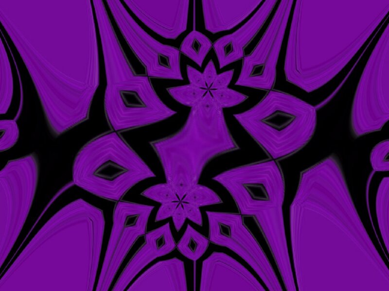 Purple Geometric Pattern — Symmetrical