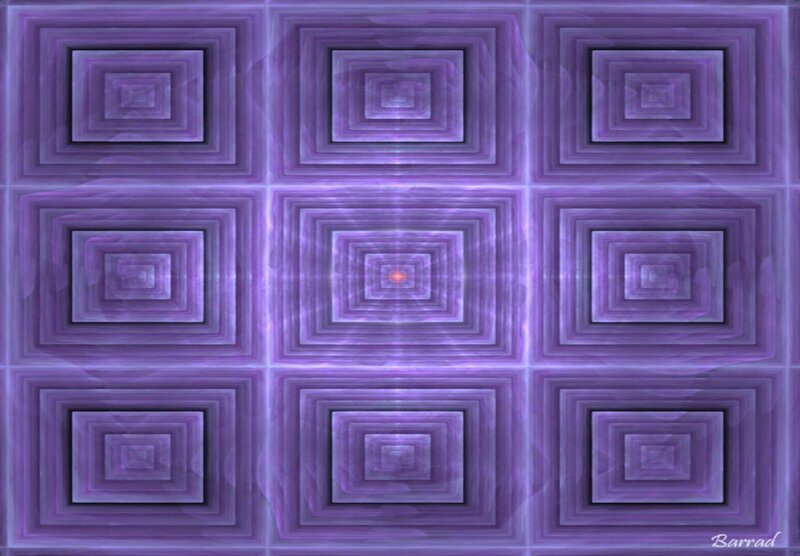 Purple geometric square pattern
