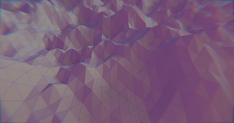 Purple Geometric Terrain
