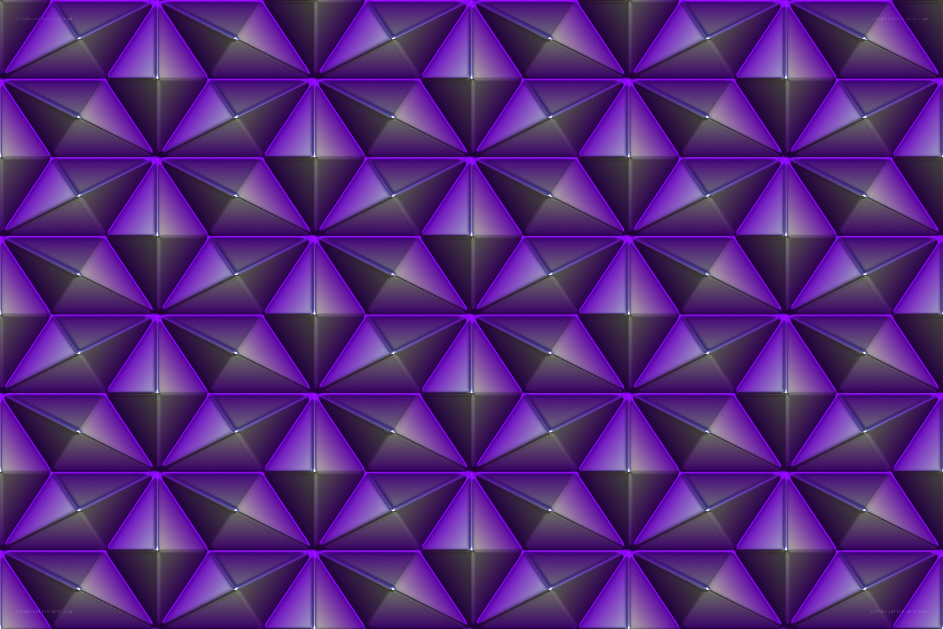 Purple geometric triangle pattern