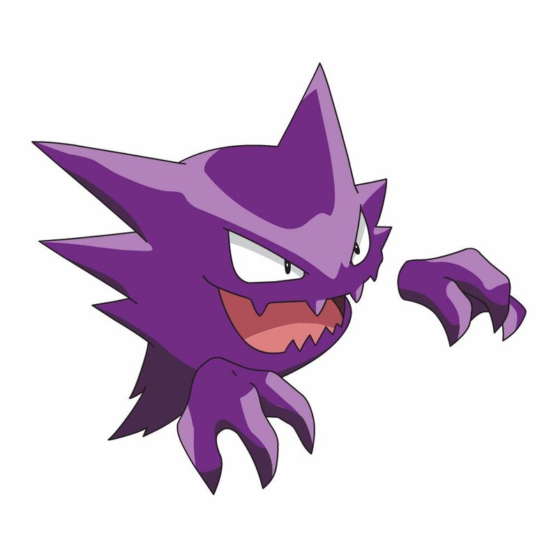 Purple Ghost-like Creature — Menacing, Anime