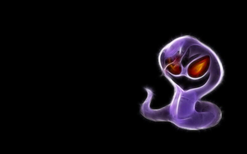 purple ghost-like creature