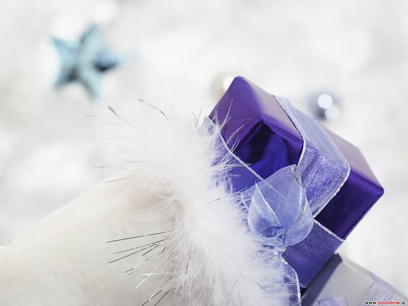 Purple Gift Box — Festive, Winter