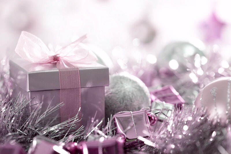 Purple Gift Box — Pink