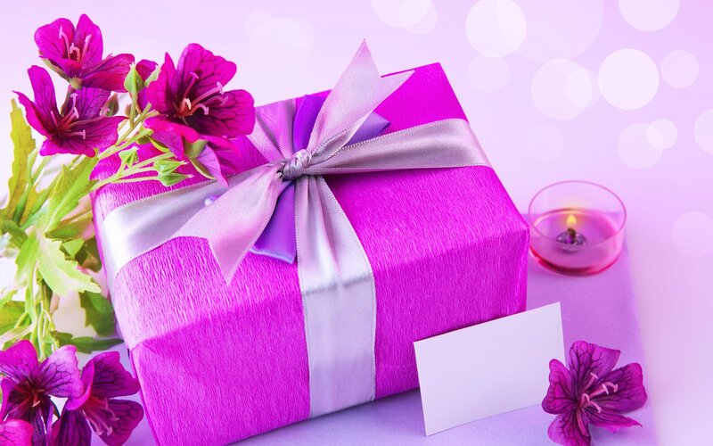 Purple Gift Box — Serene, Photograph