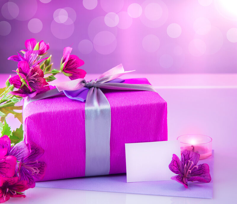 Purple Gift Box — Serene