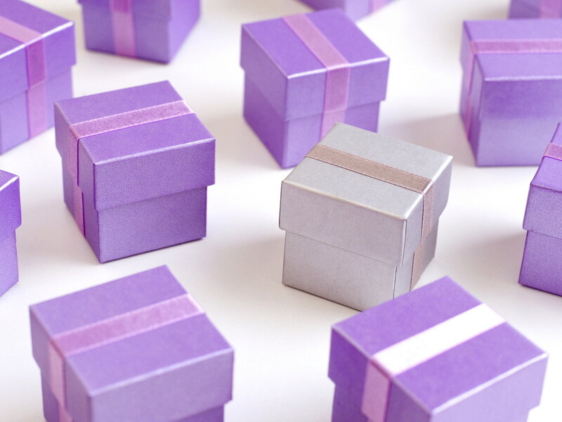 Purple Gift Boxes