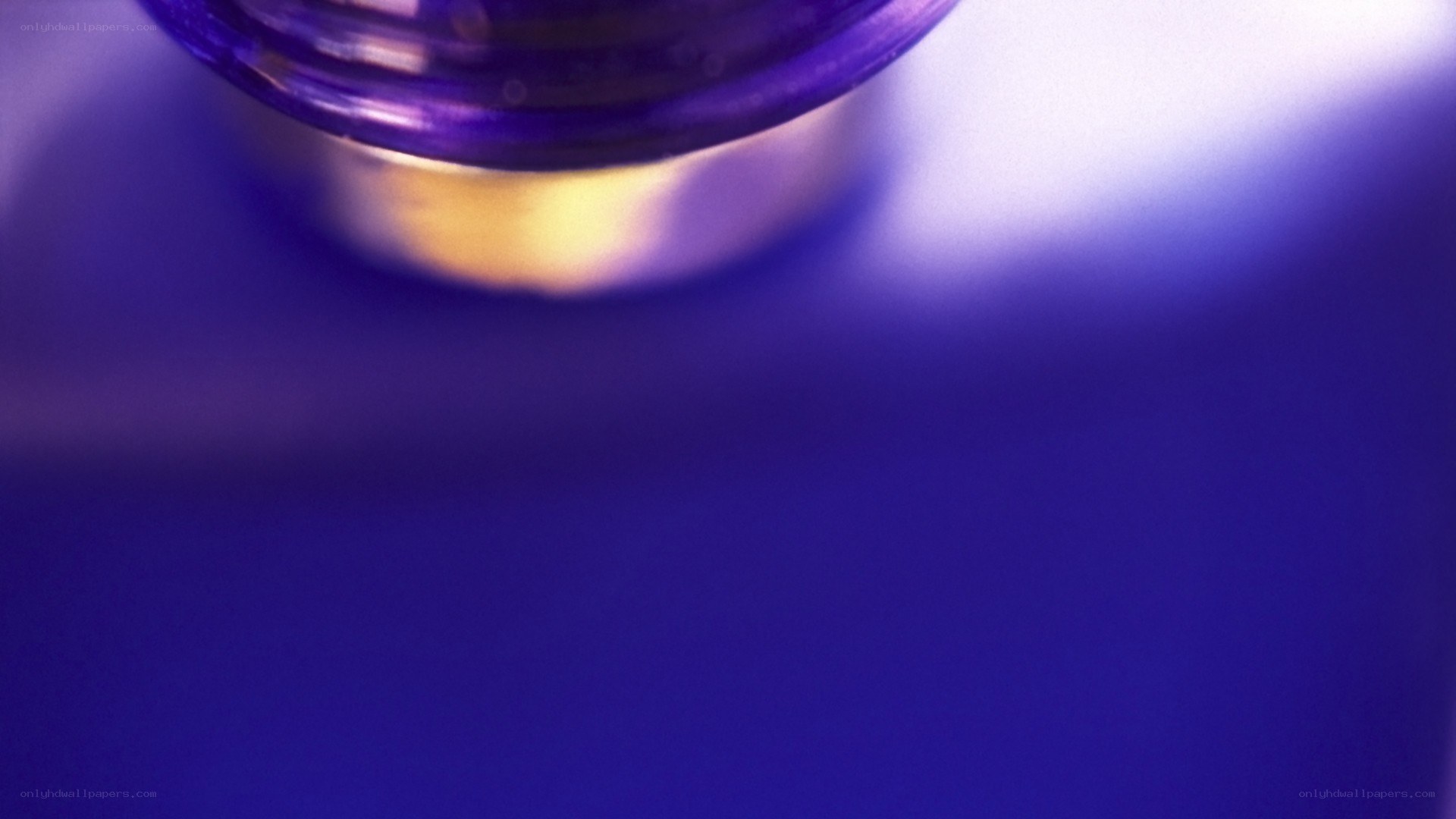 purple glass object close-up