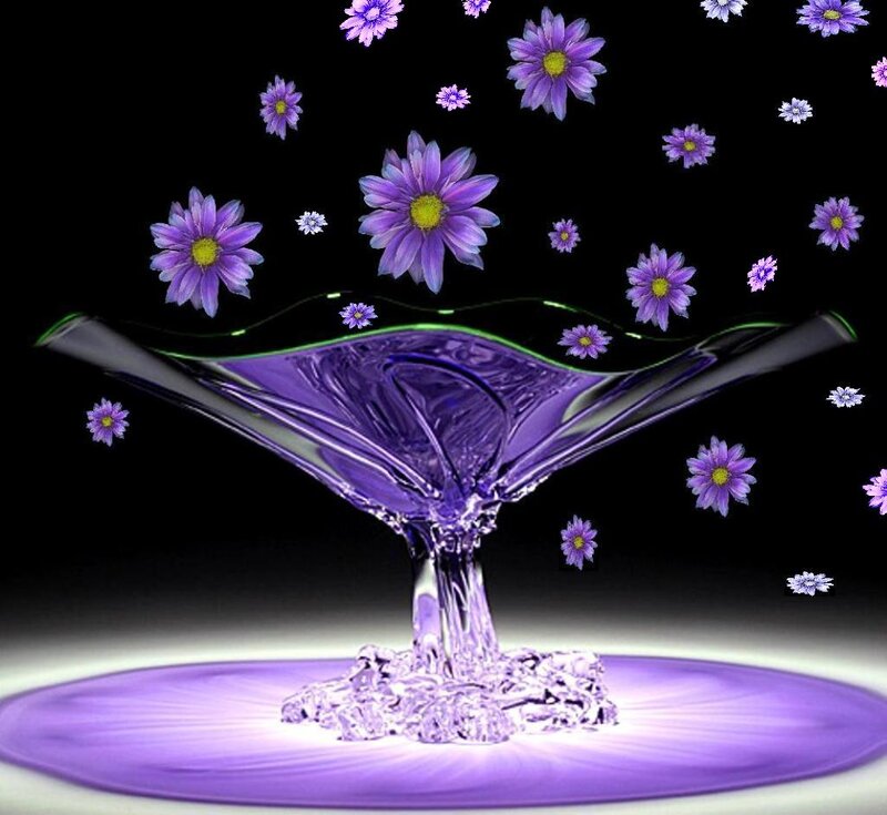 Purple Glass Vase