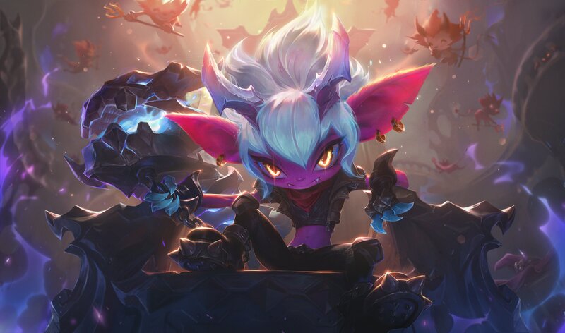 Purple Goblin Character