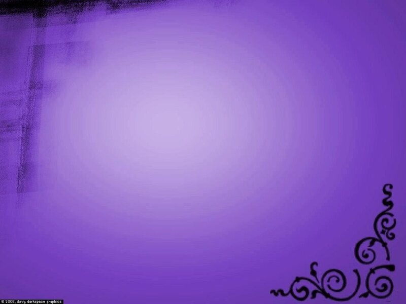 purple gradient background with corner design