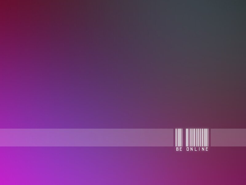 purple gradient with barcode