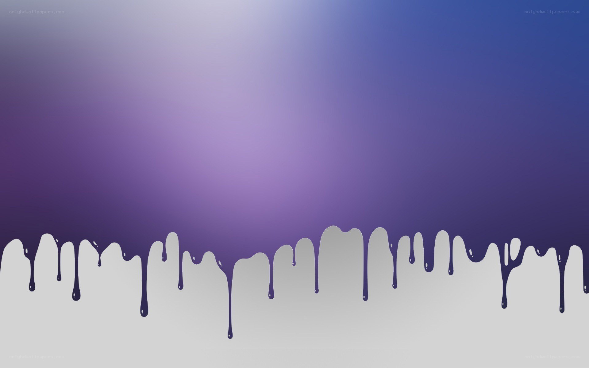 purple gradient with paint drips