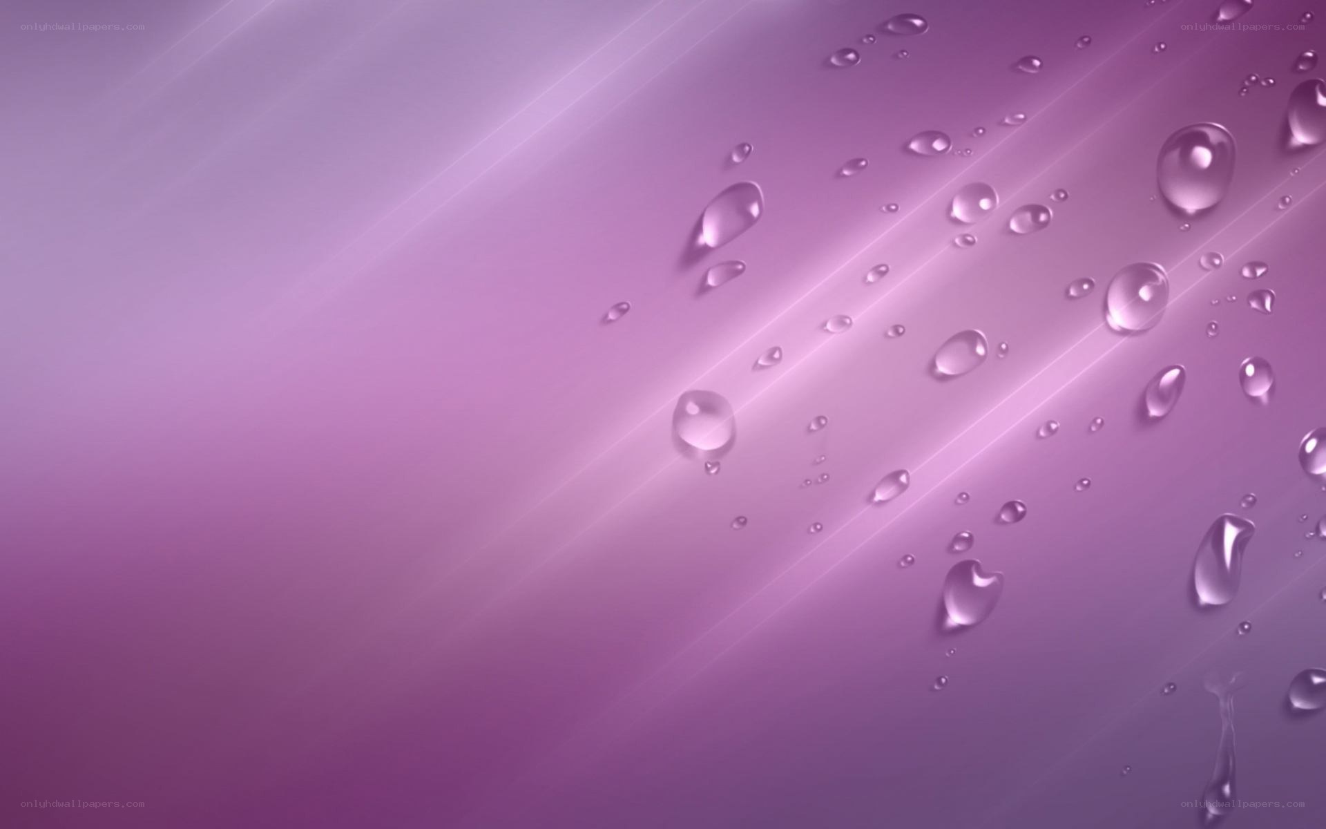 purple gradient with water droplets