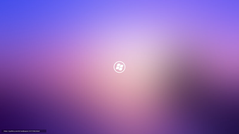 purple gradient with Windows logo
