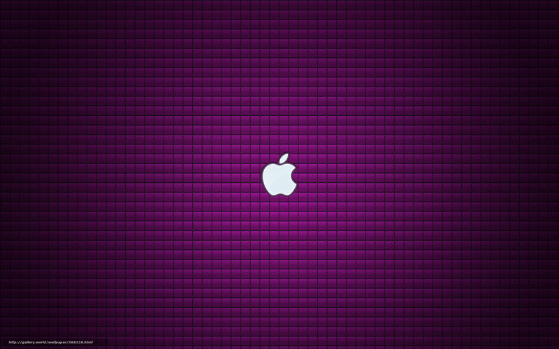 purple grid apple logo