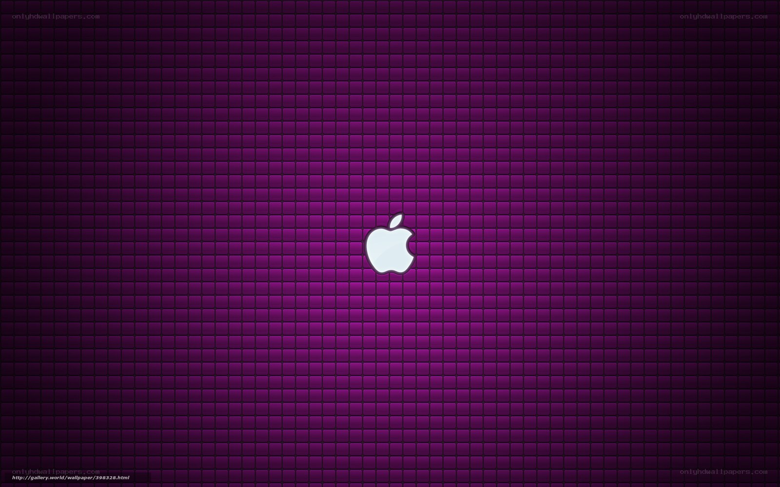 purple grid apple logo