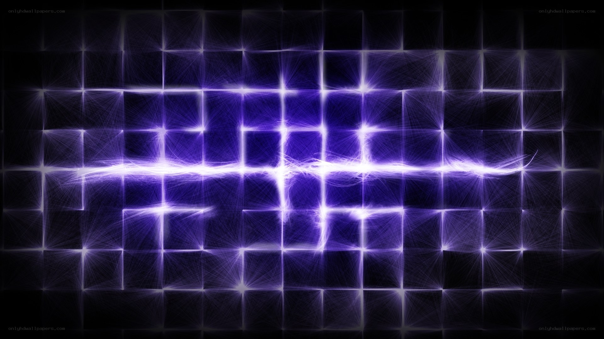 purple grid energy wave