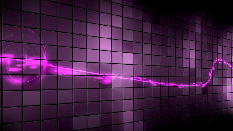 purple grid with glowing line