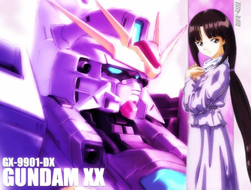 Purple Gundam Robot