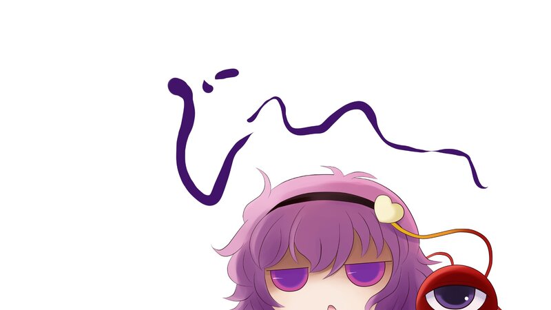 purple-haired anime character