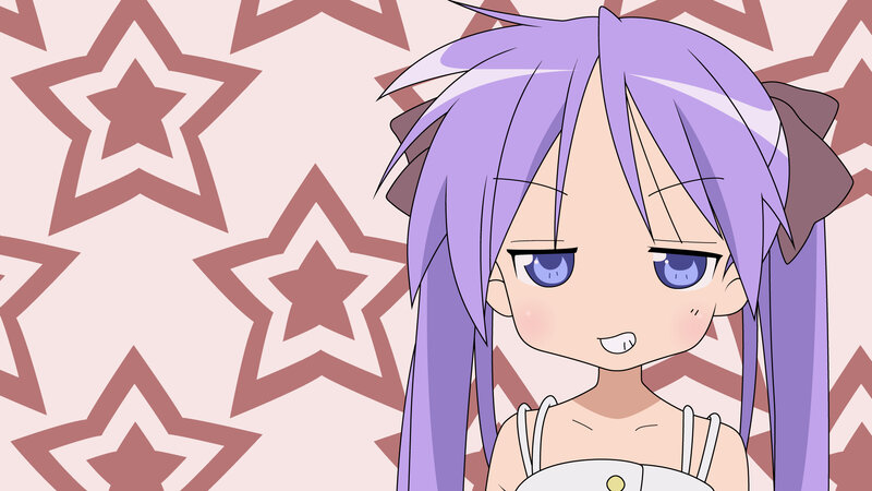 purple-haired anime girl