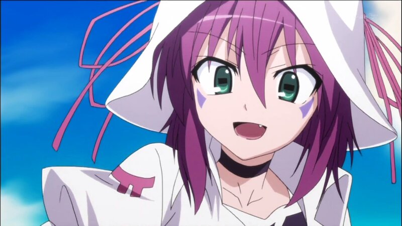 purple-haired anime girl