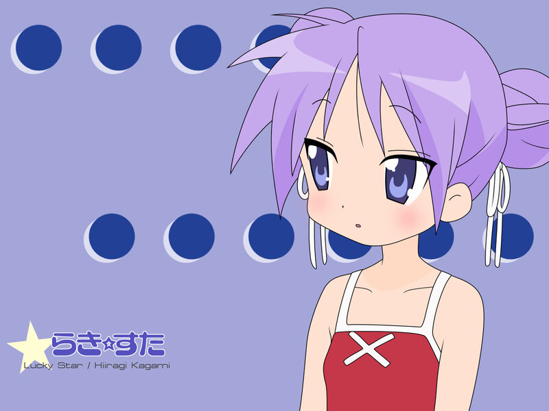 purple-haired anime girl