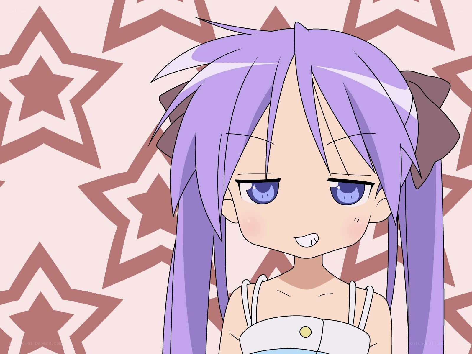 purple-haired anime girl
