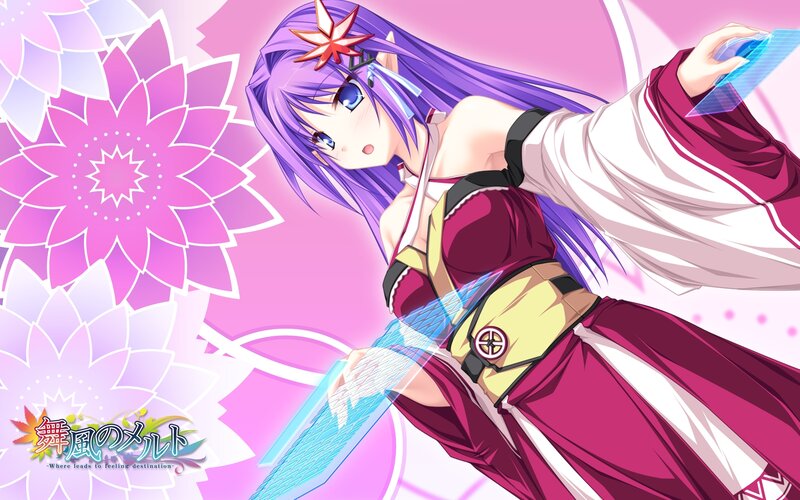 Purple-haired Anime Girl — Pink, Dynamic