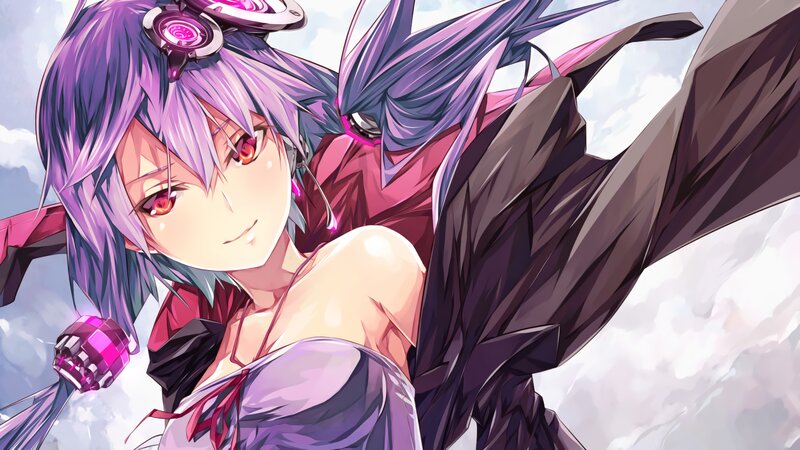 Purple-haired Anime Girl — Purple, Dramatic, Digital Art, Anime Character