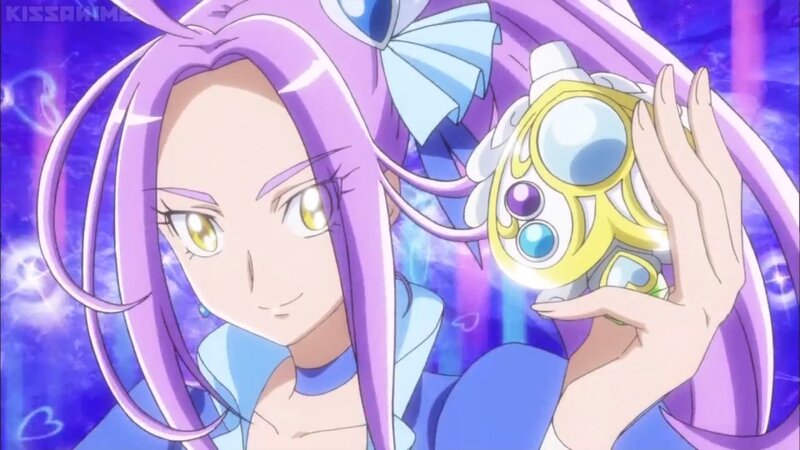 Purple-haired Anime Girl — Purple, Magical