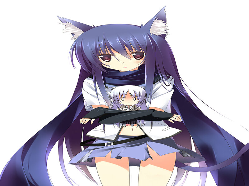 Purple-haired Anime Girl — Purple, Neutral