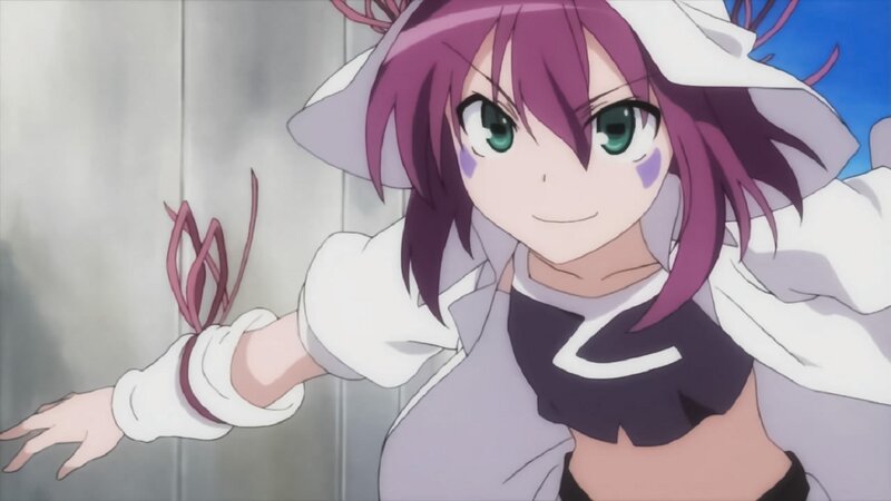 Purple-haired Anime Girl — Purple, Playful, Afternoon