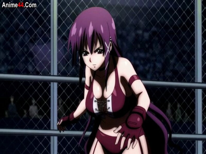 Purple-haired Anime Woman