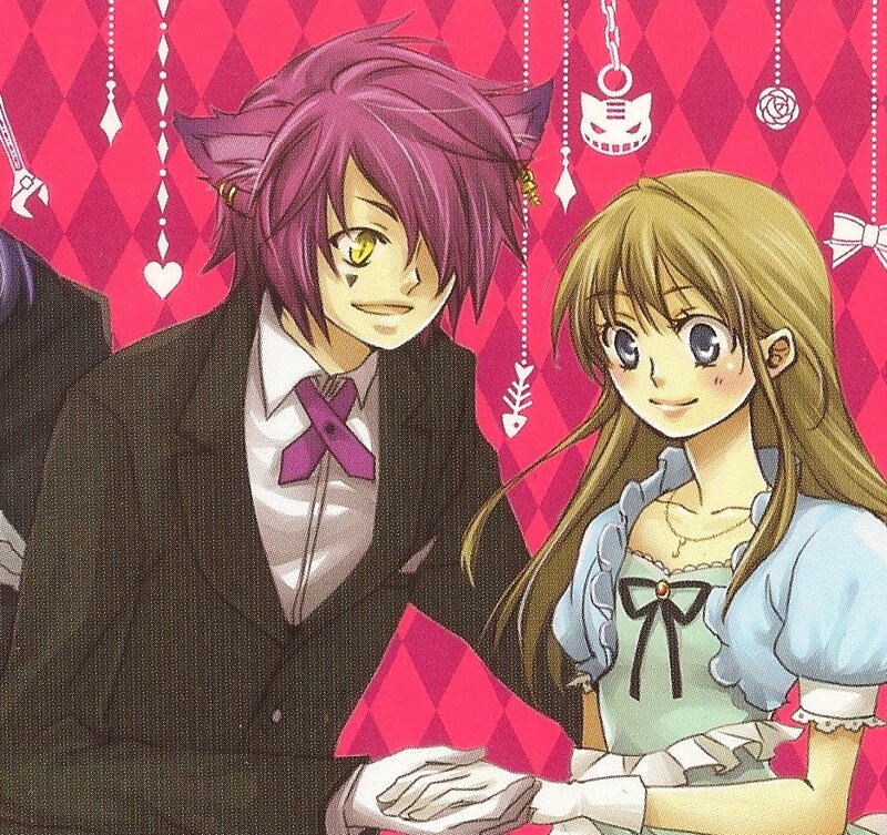 Purple-haired Boy and Girl