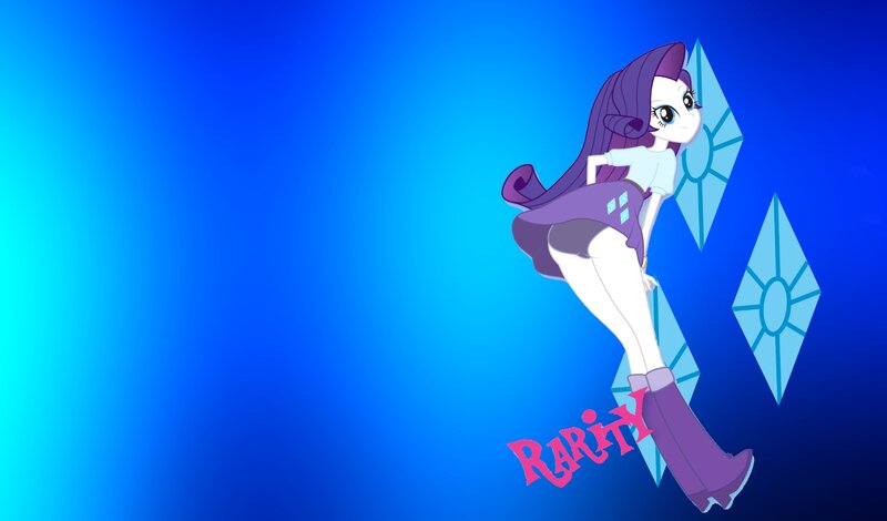 Purple-haired Character — Blue, Confident