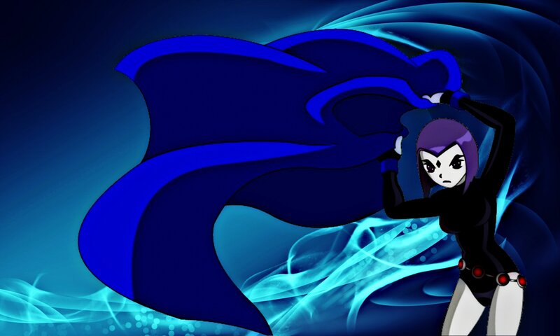 Purple-haired Character — Blue